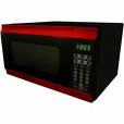Red Microwave Oven